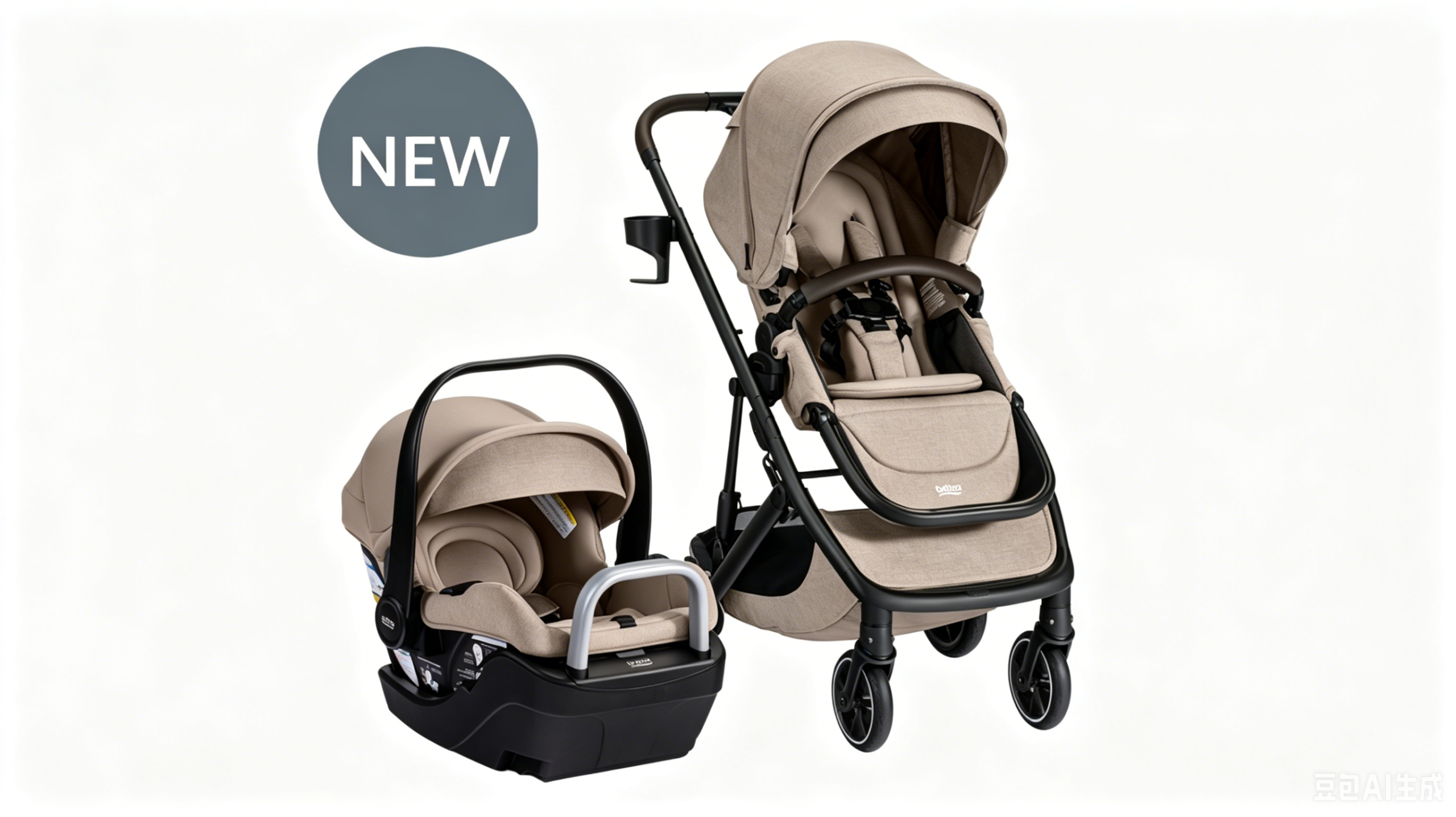 Britax B-Free lightweight baby stroller studio shot portable travel carrier for newborn and toddler daily outdoor trips