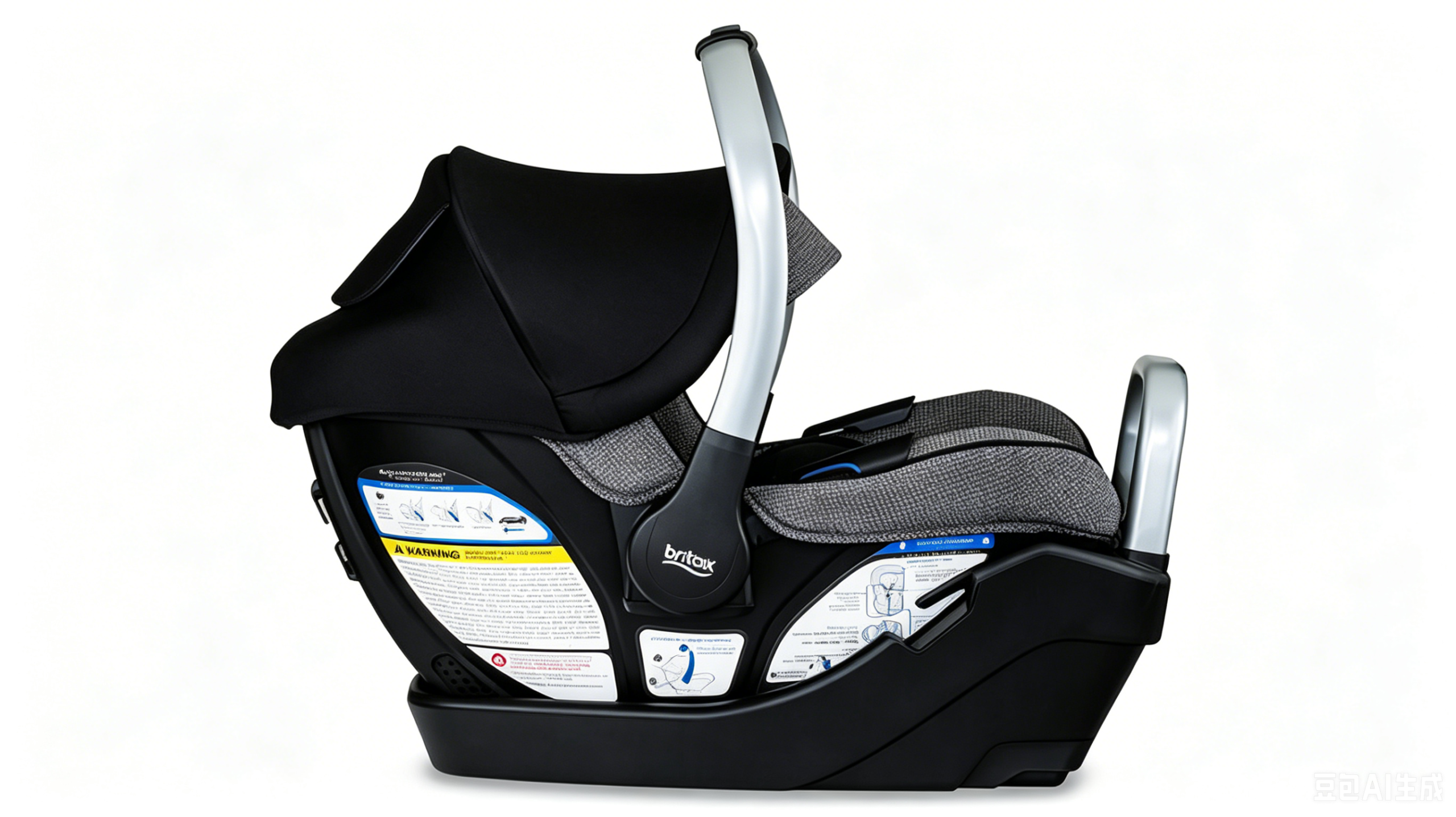 Britax all-in-one child safety car seat studio shot offering reliable safe travel protection for newborn and toddler kids