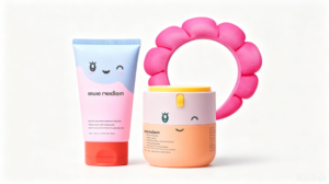 Evereden full baby skincare set minimalist studio shot for gentle daily care of newborn sensitive eczema-prone skin
